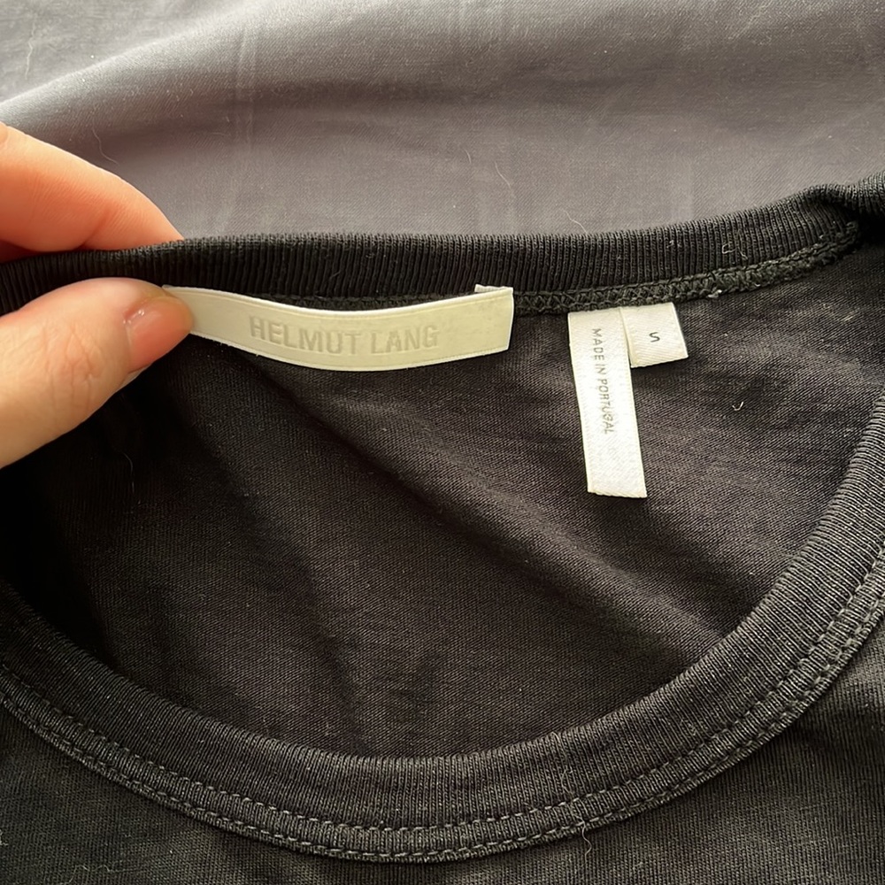 Helmut Lang Bondage Sleeve Tee - Picture 5 of 8
